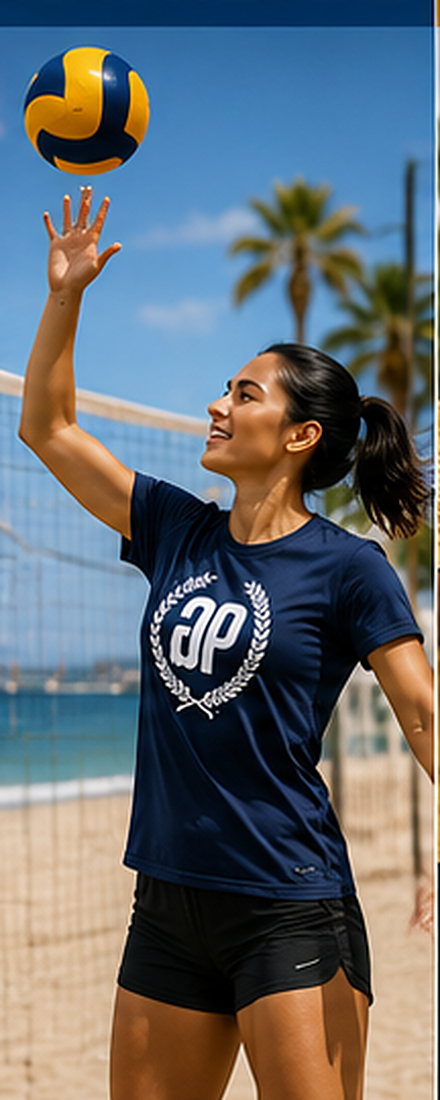 Beach Volleyball athlete in Gamphace kit